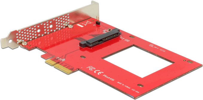 Delock PCI Express x4 Karte > 1 x intern U.2 NVMe SFF-8639 (89469)