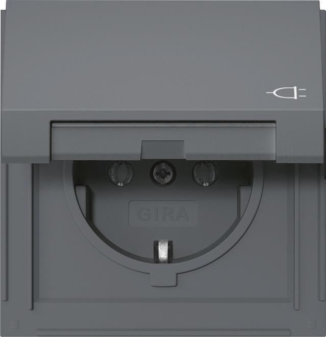 GIRA SCHUKO KD Gira TX_44 Anthracite (445467)