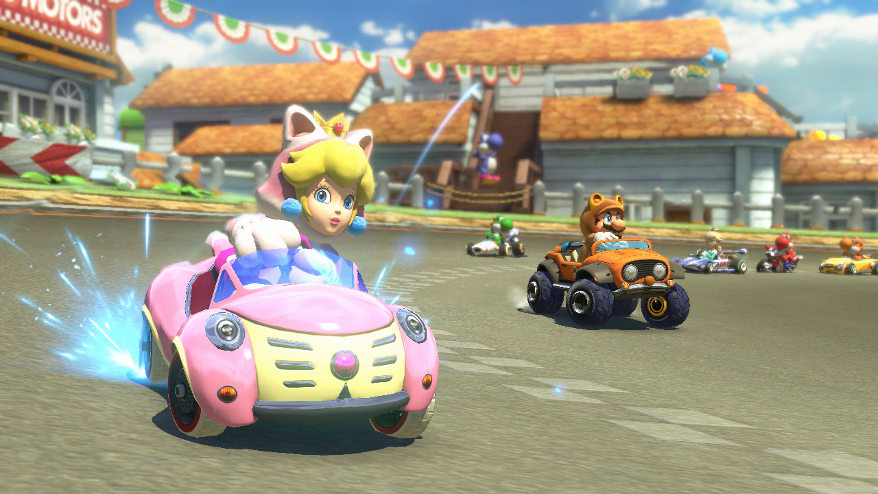 Mario Kart 8 Deluxe Nintendo Switch Game Racing Local Mode: 8 Players Online Mode: 12 Players No Age Restriction 2520340