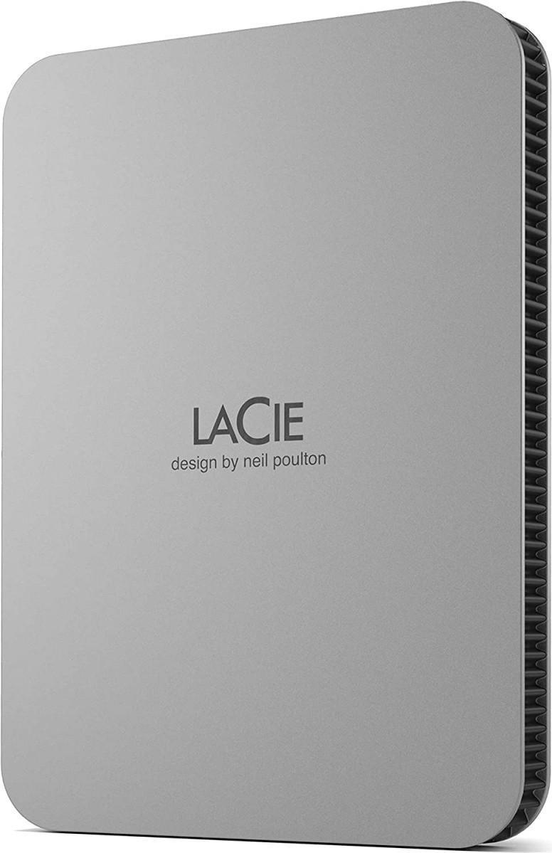 LaCie Mobile Drive (2022) External Hard Drive 2000 GB Silver (STLP2000400)
