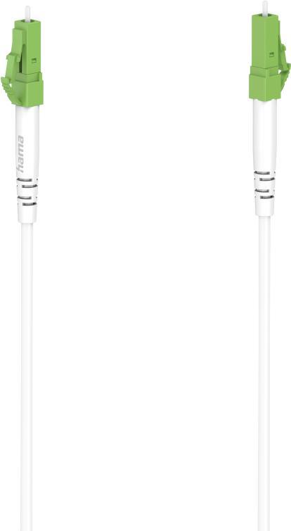 Hama 00200784 Fiber Optic Cable 5 m LC/APC Green - White