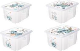keeeper Storage Box Karolina "Stitch", 30 L, Transparent, with Lid (1223800131900)