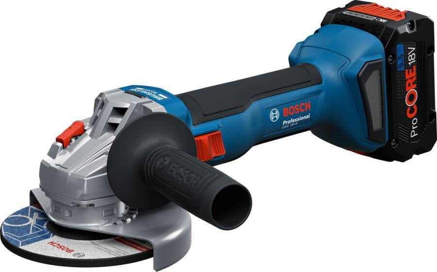 Bosch angle grinder GWS 18V-8 2x5.0Ah L (06019N9003)