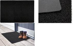 Paperflow Schmutzfangmatte NEVADA, 600 x 1000 mm, black with brush effect, for high traffic areas, Model 12TNE60X100.01