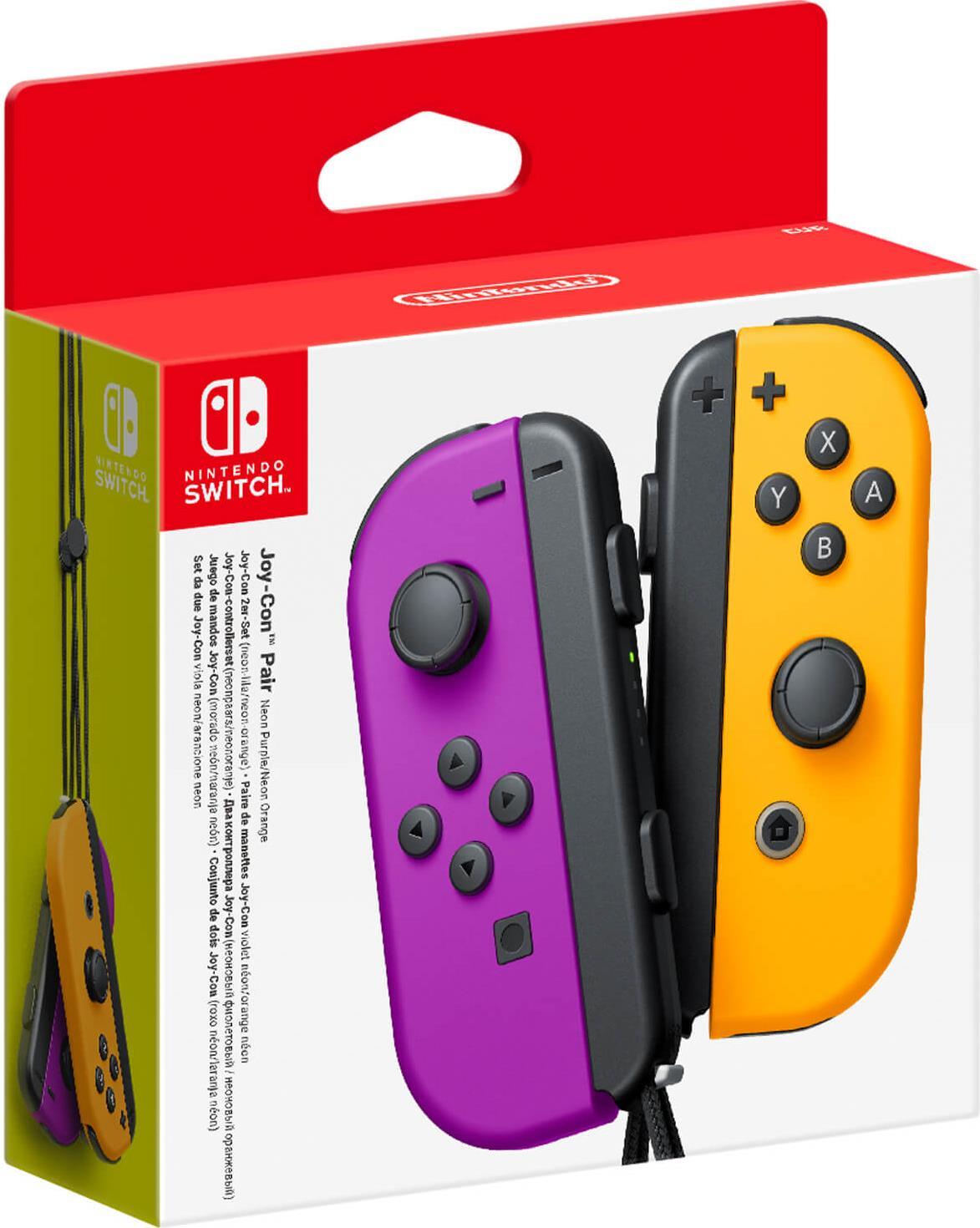 Nintendo Joy-Con Gamepad for Nintendo Switch - Analog/Digital Bluetooth - Black/Orange/Purple (10002888)