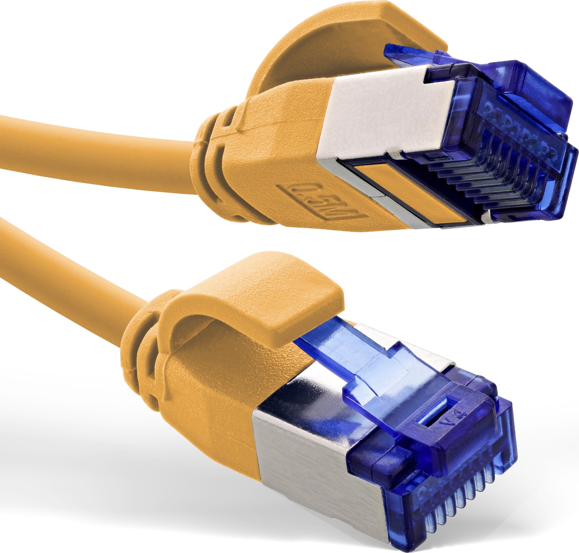 InLine® Patchkabel Slim, Cat.6A, S/FTP, TPE (LSZH) flexibel, PoE, gelb, 25m (74925Y)