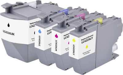 Renkforce Ink Cartridge Compatible with Brother LC-422XLVAL Combo Pack Color (RF-6728536)