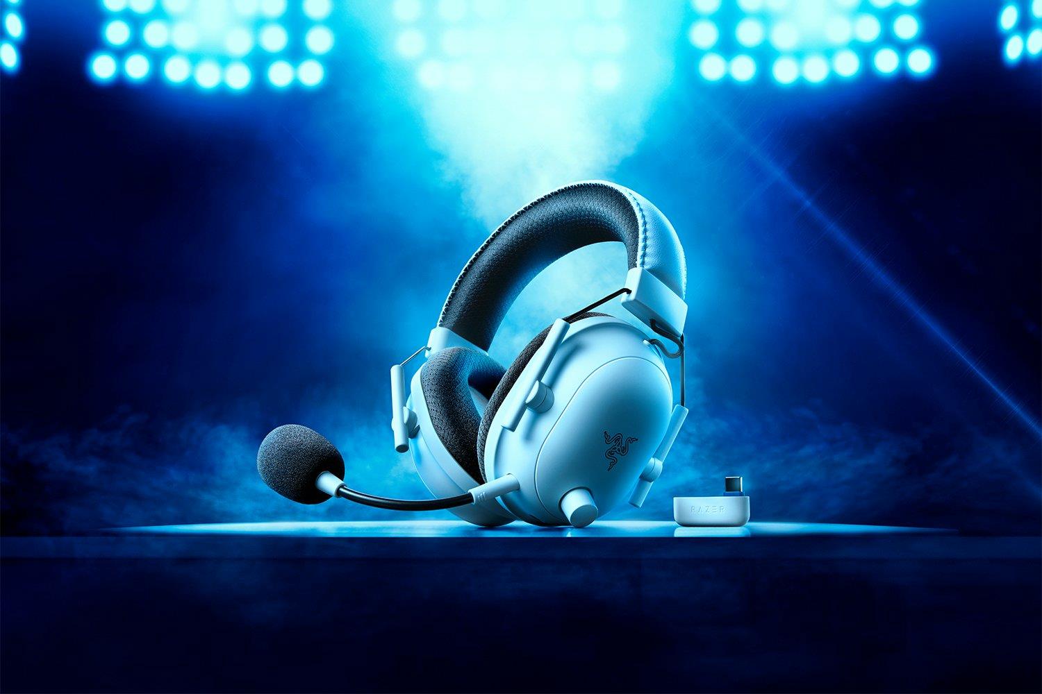 Razer BlackShark V2 PRO - Headset - Over-ear - Wireless - Bluetooth/ 2.4 GHz - White (RZ04-04530600-R3G1)