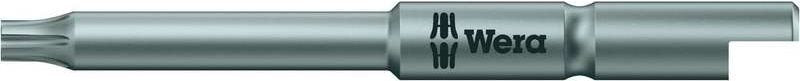 Wera TORX Bit, Halfmoon T8, 4 mm Length: 44 mm (05345026001)