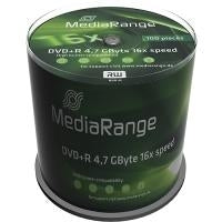 MediaRange - 100 x DVD+R 4.7GB (120 Min.) 16x - Spindle (MR443)