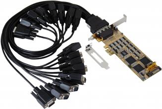 EXSYS GmbH PCIe 16S Serial RS-232 Card - SystemBase EX-44316-2
