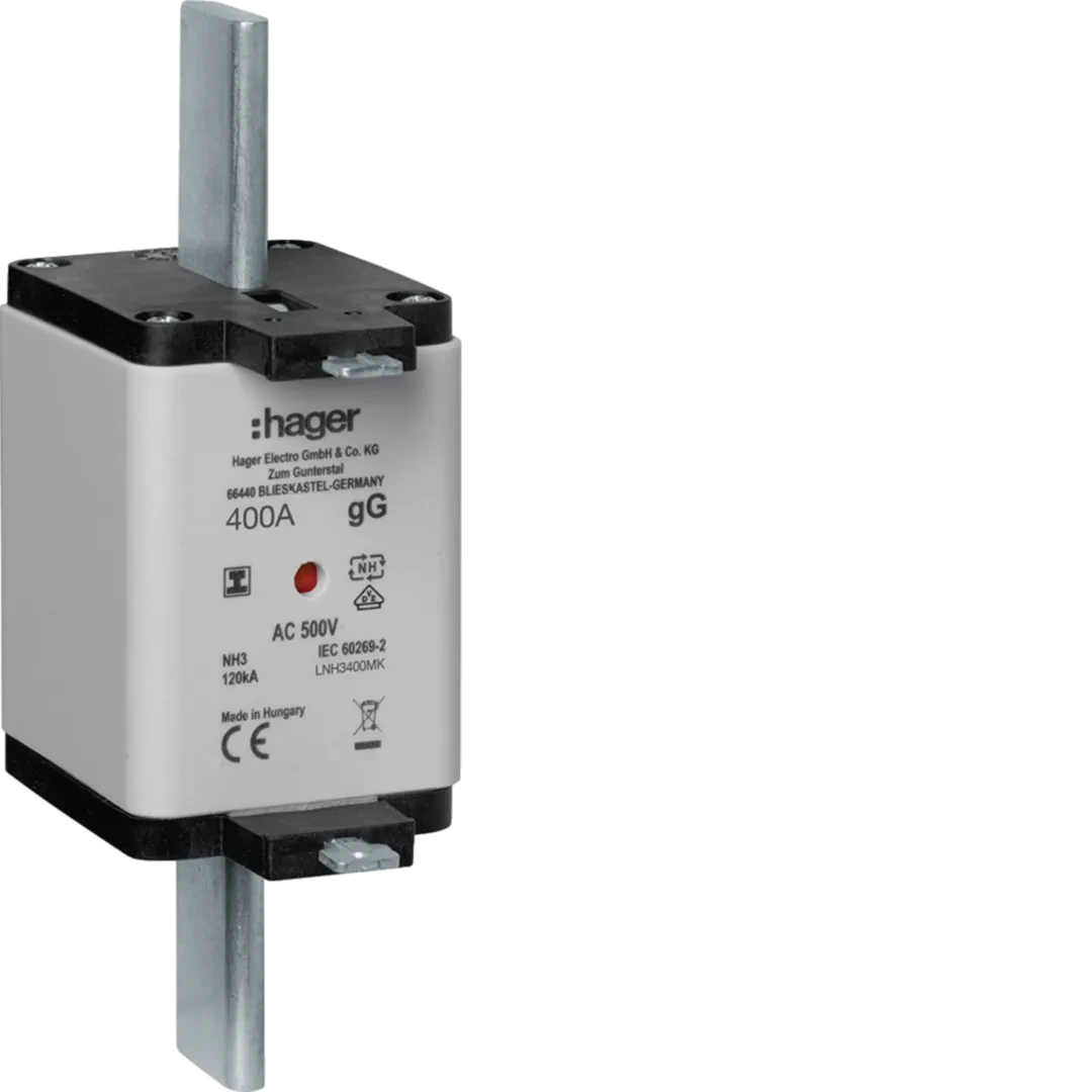 Hager NH-DIN Fuse LNH3400MK - 66 x 150 mm