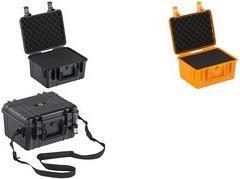 allit Universal Case DinoPlus Outdoor >F< 11, Black made of ABS Plastic, with Foam Insert, Dustproof - 1 Piece (458810)