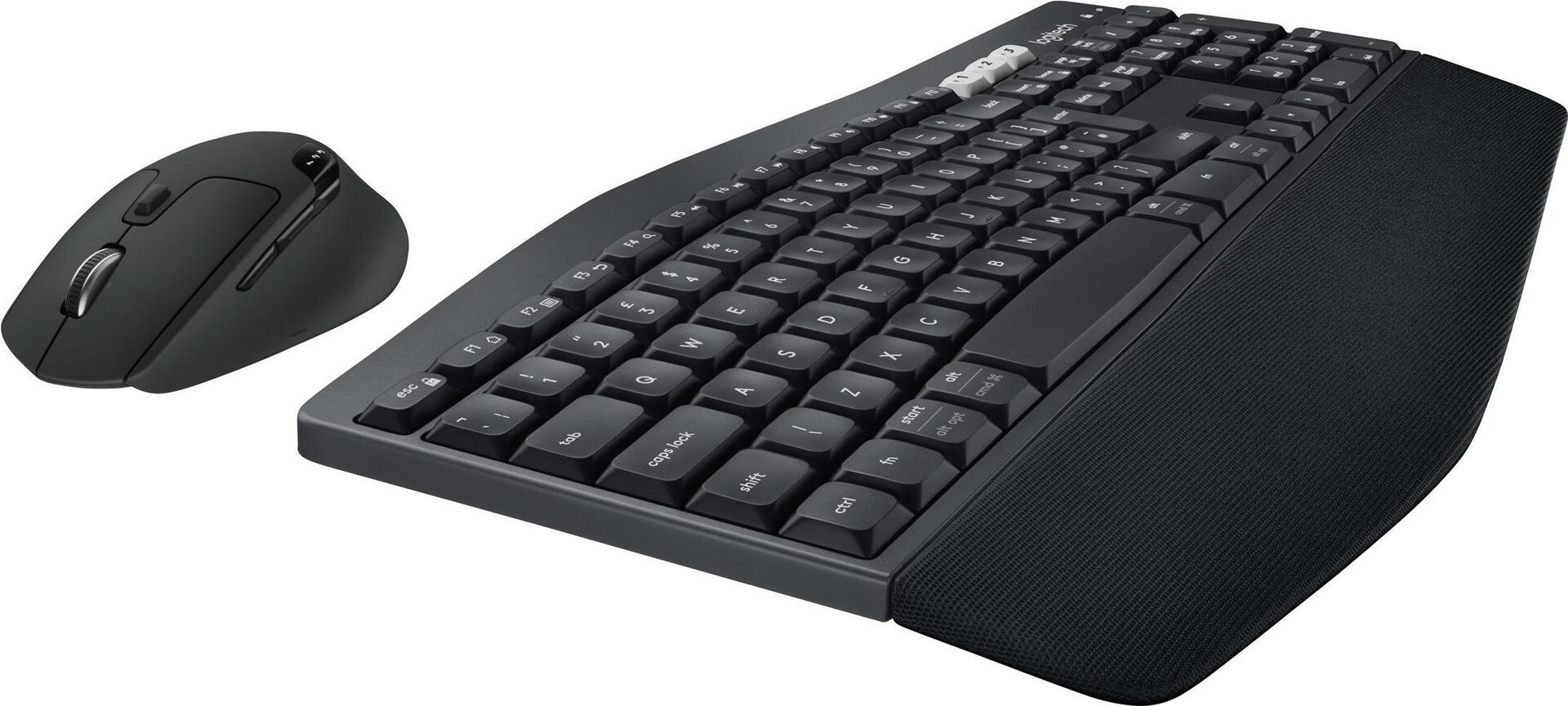 Logitech MK850 Performance - Keyboard and Mouse Set - Wireless - Bluetooth, 2.4 GHz - QWERTZ - Switzerland (920-008223)