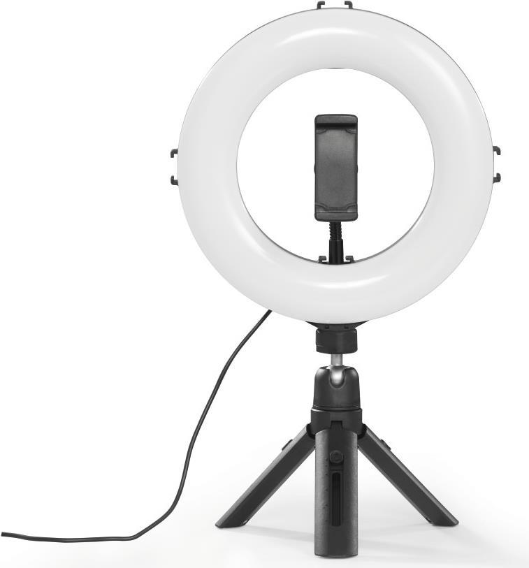 Hama - LED Ring Light SpotLight Smart 80 II Set for Smartphone (00004657)