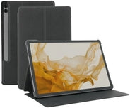 Mobilis RE.LIFE Flip Case for Samsung Galaxy Tab S10+ Eco-Design Faux Leather Black 068016