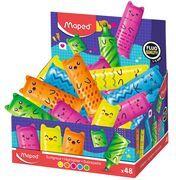 Maped Mini FLUO'PEPS KAWAI Highlighter, 48 Pieces