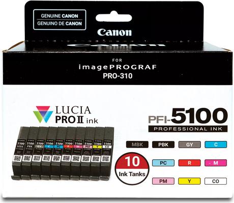 CANON PFI-5100 MBK/PBK/C/M/Y/PC/PM/R/GY/CO MULT (6951C009)