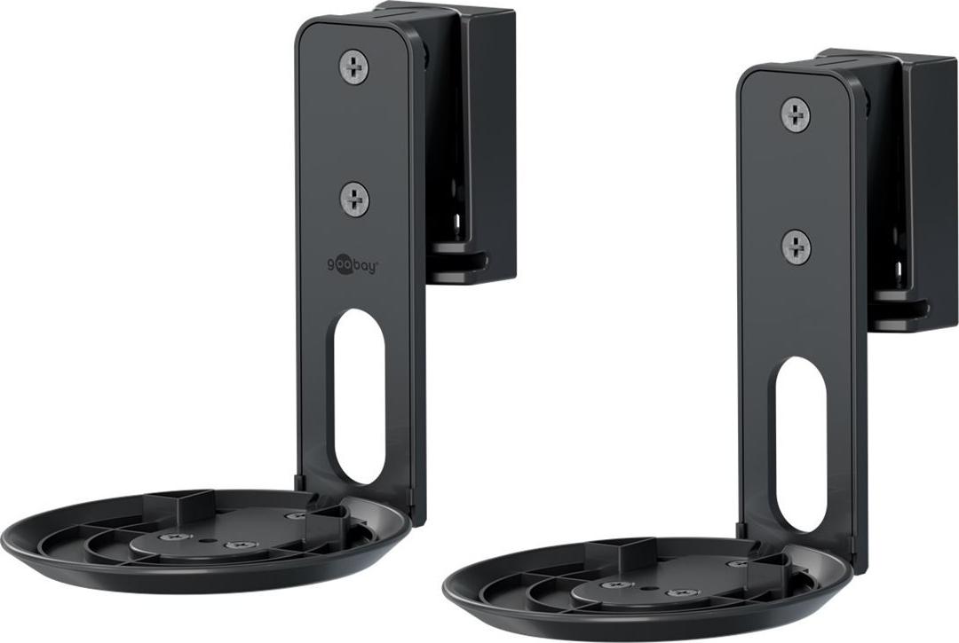 goobay Speaker Wall Mount, Modern Era 1 Flex, Black, Model 71025