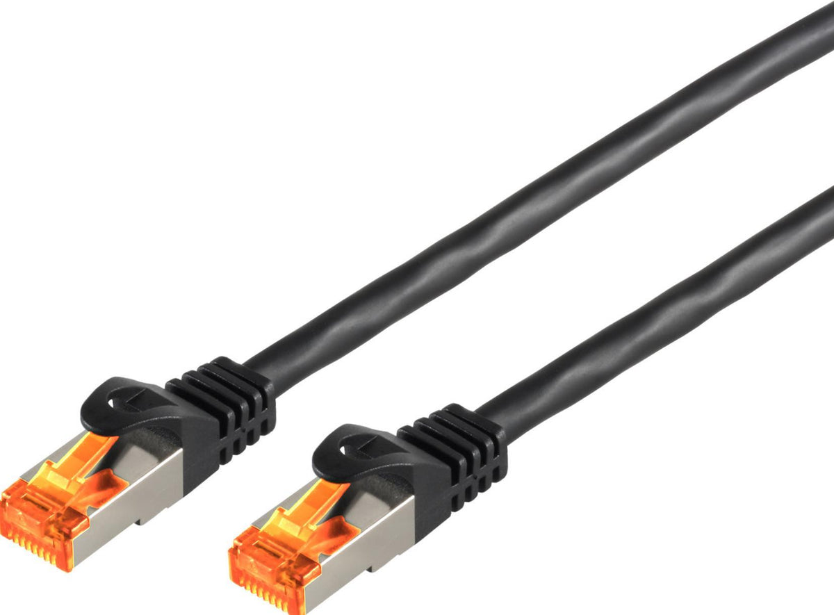 S-Conn Network Cable 60 m Cat6a S/FTP Black (08-26605)