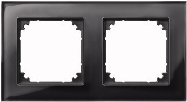 Merten 489203 Universal Glass Switch, Black
