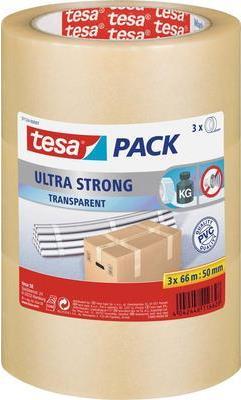 TESA Tesapack® Ultra Strong Transparent Tape 66 m x 50 mm (51124-07-01)