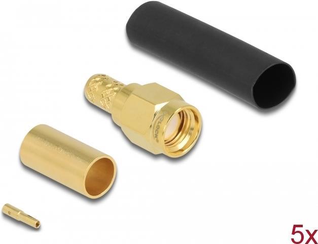 Delock Antenna Connector RP-SMA (M) Crimp 50 Ohm - Model 90043
