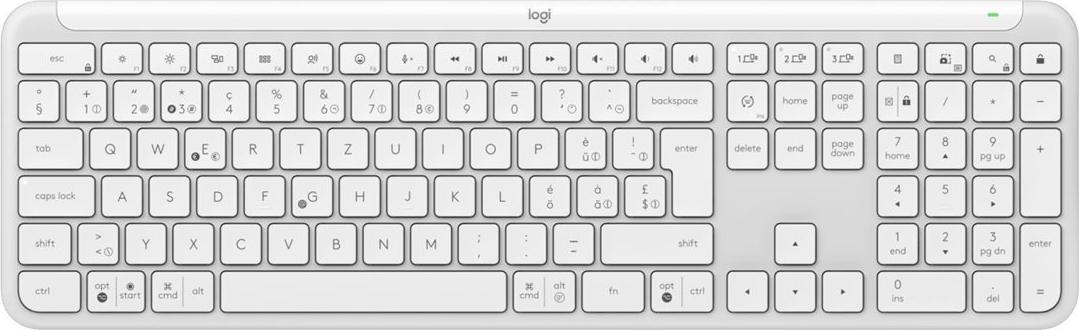 Logitech Signature Slim Wireless Keyboard K950 - Off White - 920-012450