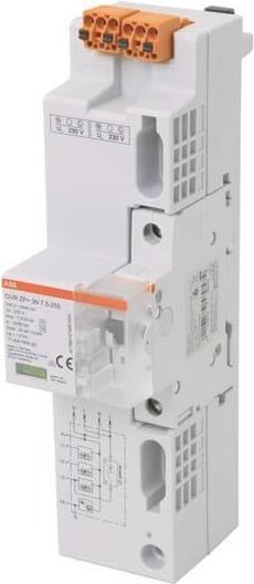 ABB OVR ZP+ 3N 7.5-255 M Lightning and Surge Arrester 2CTB815799R2800