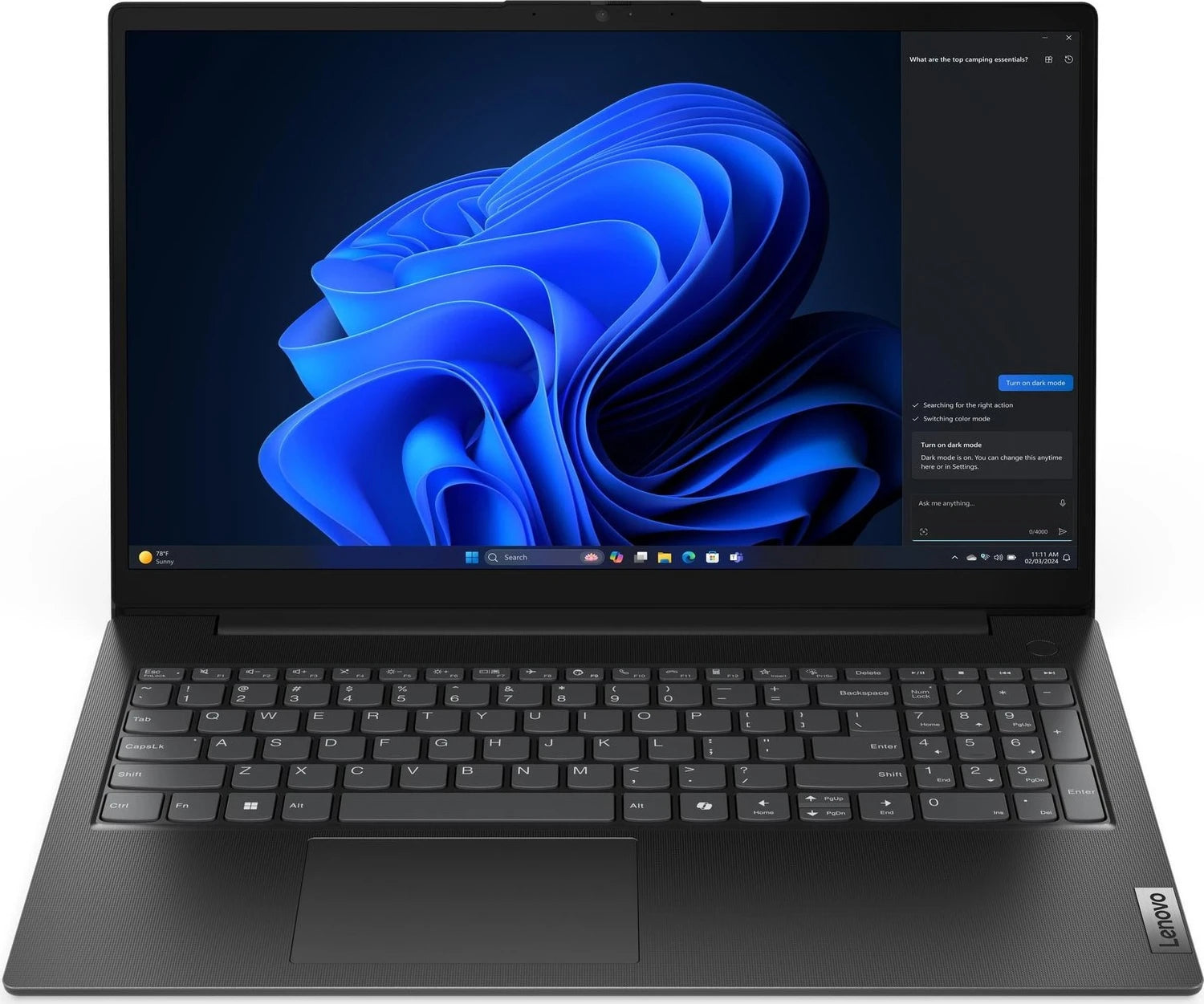 Lenovo V15 G4 83GW00A3GE - 15.6" FHD, Intel Core i3 1315U, 8GB RAM, 512GB SSD, DOS