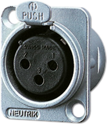 JUNG XLR Connector Silver (CXLR-D)