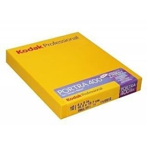 Kodak PROFESSIONAL PORTRA 400 Color Negative Film - 4 x 12.70 cm - ISO 400 - 10 Sheets