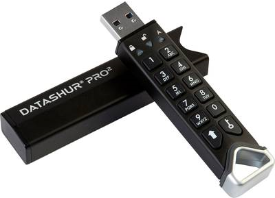 iStorage datAshur PRO2 USB Flash Drive 32 GB USB Type-A 3.1 Black IS-FL-DP2-256-32