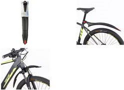 FISCHER Bicycle Mudguard Set - 66.00 cm (26"-29") - Plastic