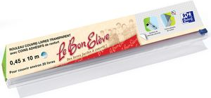 ELBA Book Protection Film "Le Bon Elève", PVC, 45 mm x 10 m transparent, for protecting books (100207230)