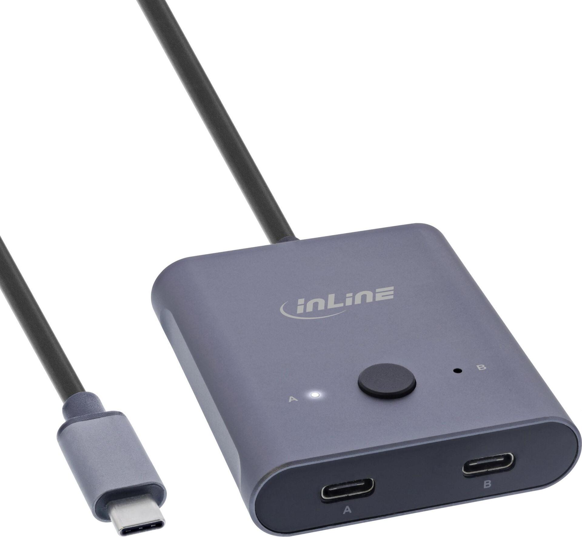 InLine USB-C Bidirectional Switch 10Gb/s 100W - USB 3.0 (60603T)