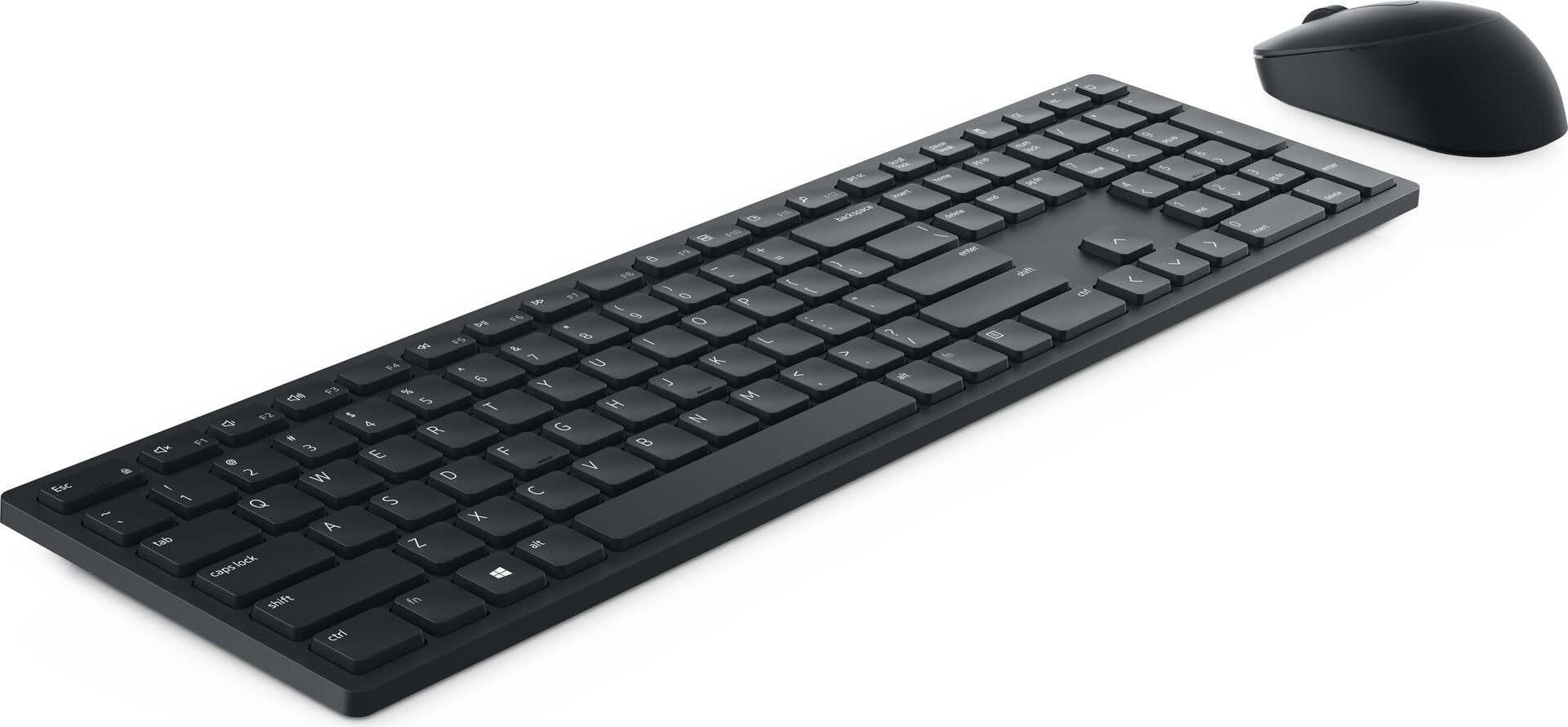 DELL KM5221W Wireless Keyboard and Mouse Combo, QWERTY UK English, Black (KM5221WBKB-UK)