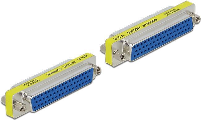 DeLOCK - Serial Gender Changer - DB-50 (W) to DB-50 (W) - Thumbscrews - 65002