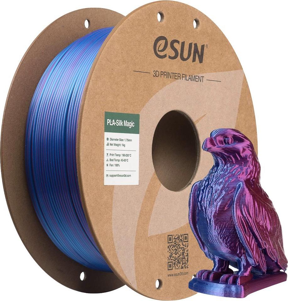 eSUN ePLA-Silk Magic 1.75 mm Red Blue Filament - 1 kg EPLA-SILKMAGIC-P175RU1