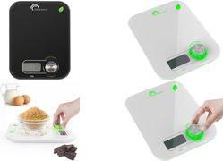 Little balance Kinetic Kitchen Scale, Black Kinetic Flower, Battery-Free Energy Generation - LB 8197