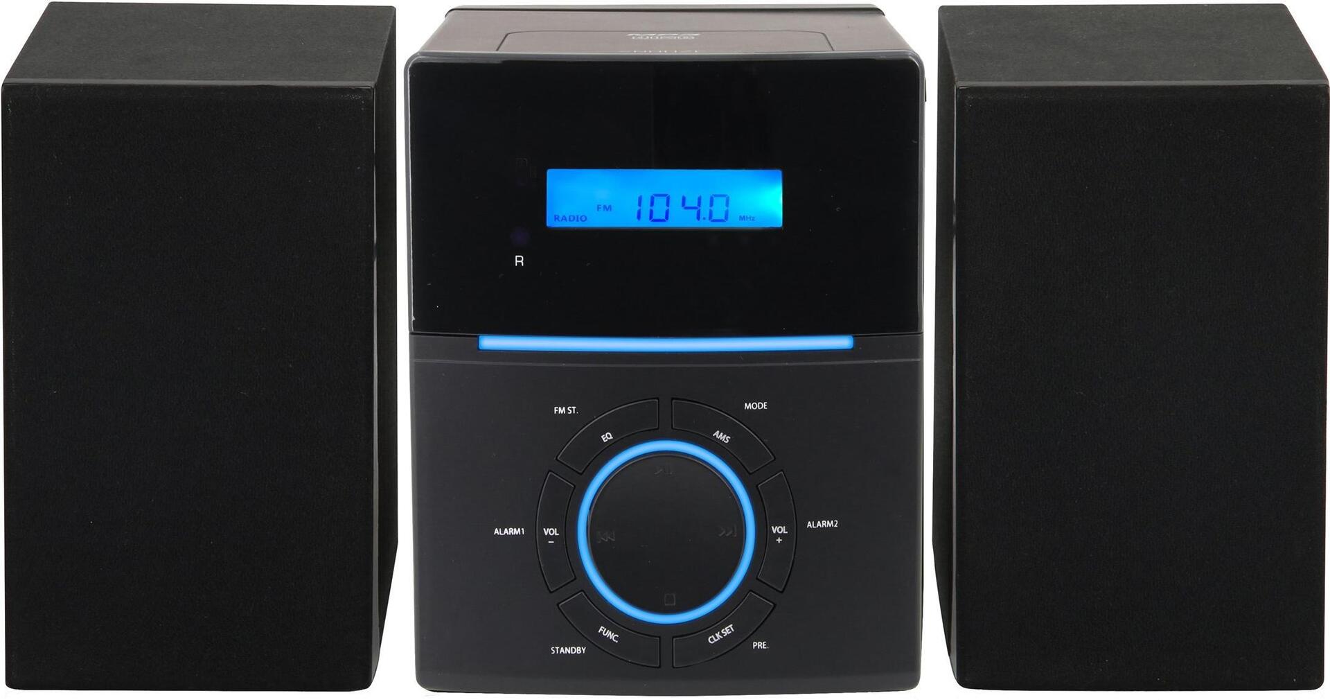 DENVER MCA-240 Microsystem, Compact Design, Dual Alarm, FM Radio