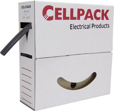 CellPack 203676 Heat Shrink Tubing - Grey - 6 mm - 10 m - 3:1