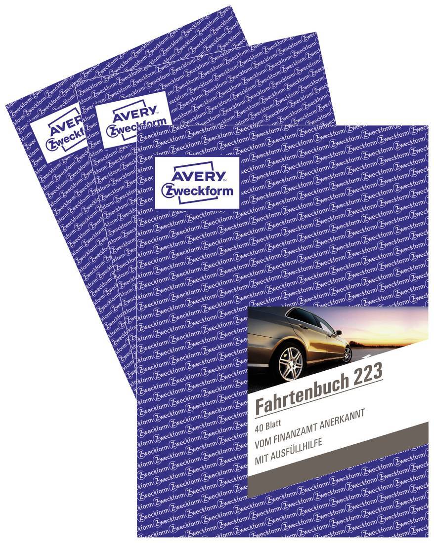 Avery Zweckform Logbook DIN A5 40 Sheets 3 pcs. (223-3)