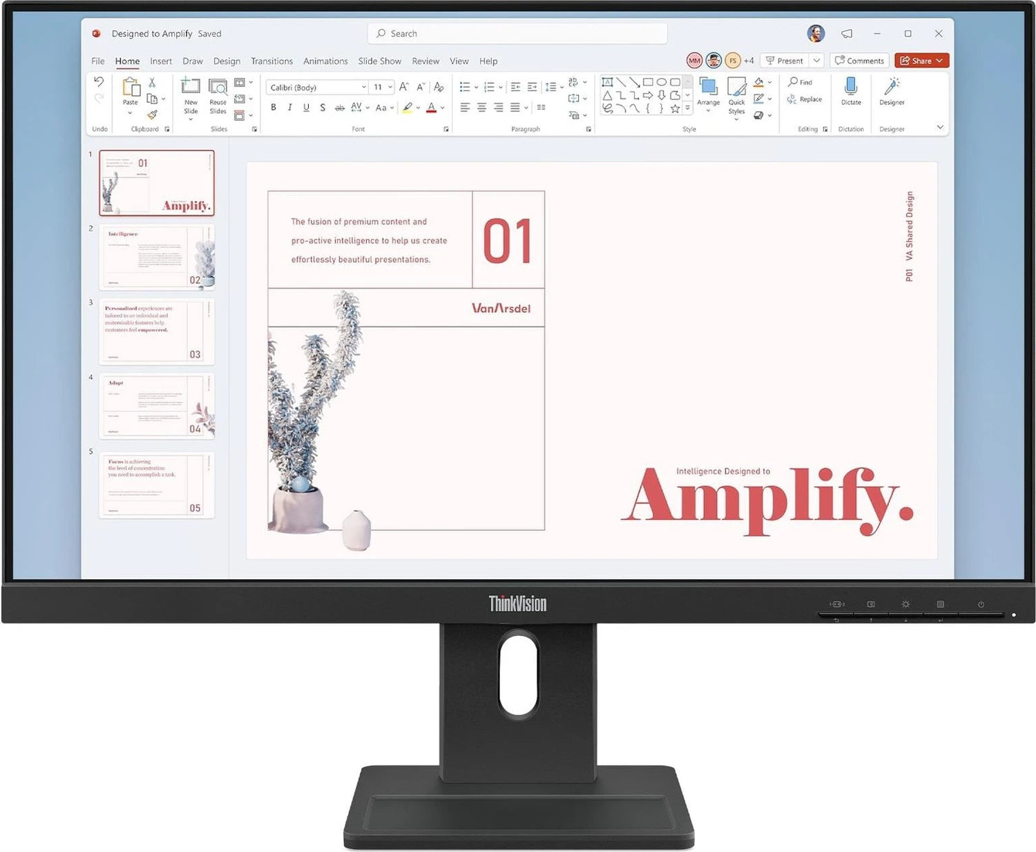 Lenovo ThinkVision E24-40 23.8" FHD IPS Monitor 100Hz - Model 64BAMAT1EU