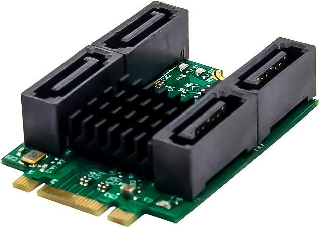 InLine M.2 Key B+M to 4x SATA Interface Card RAID HyperDuo 76660U