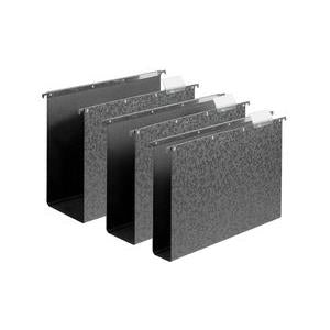 ELBA Hanging File Holder Vertic 1, Hardboard, Base Width 40 mm, A4, Black (85414)