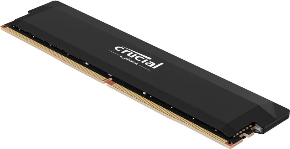 Crucial Pro - Overclocking Edition - DDR5 - 16 GB - DIMM 288-PIN - 6400 MHz - CL38 - Black (CP16G64C38U5B) PC5-51200