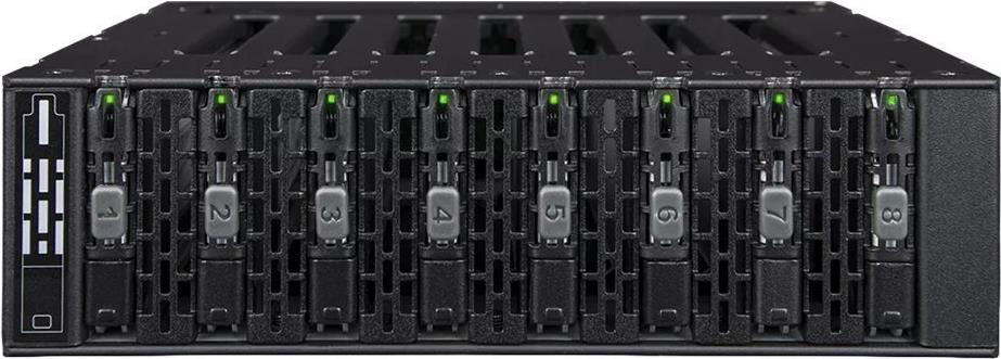 ICY Dock ToughArmor MB873MP-B V2 - M.2 Storage Drive Enclosure - PCIe 4.0 - Black