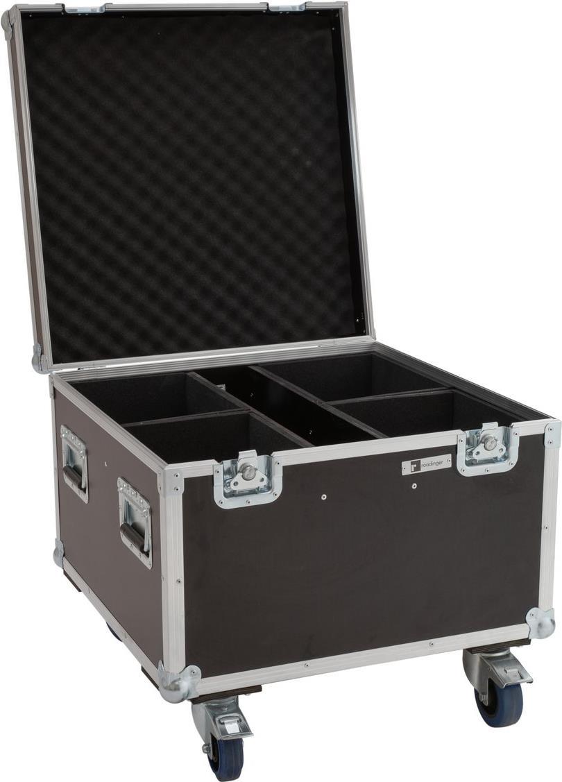 ROADINGER Flightcase 4x LED Theatre COB 100 Series with Wheels (31005194)