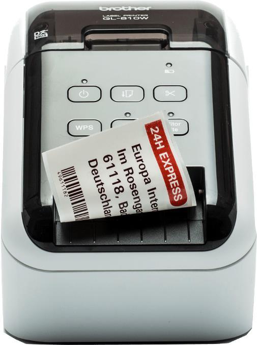Brother QL-810WC Direct Heat Color Label Printer 300 x 600 DPI Wired & Wireless DK (QL-810WC)